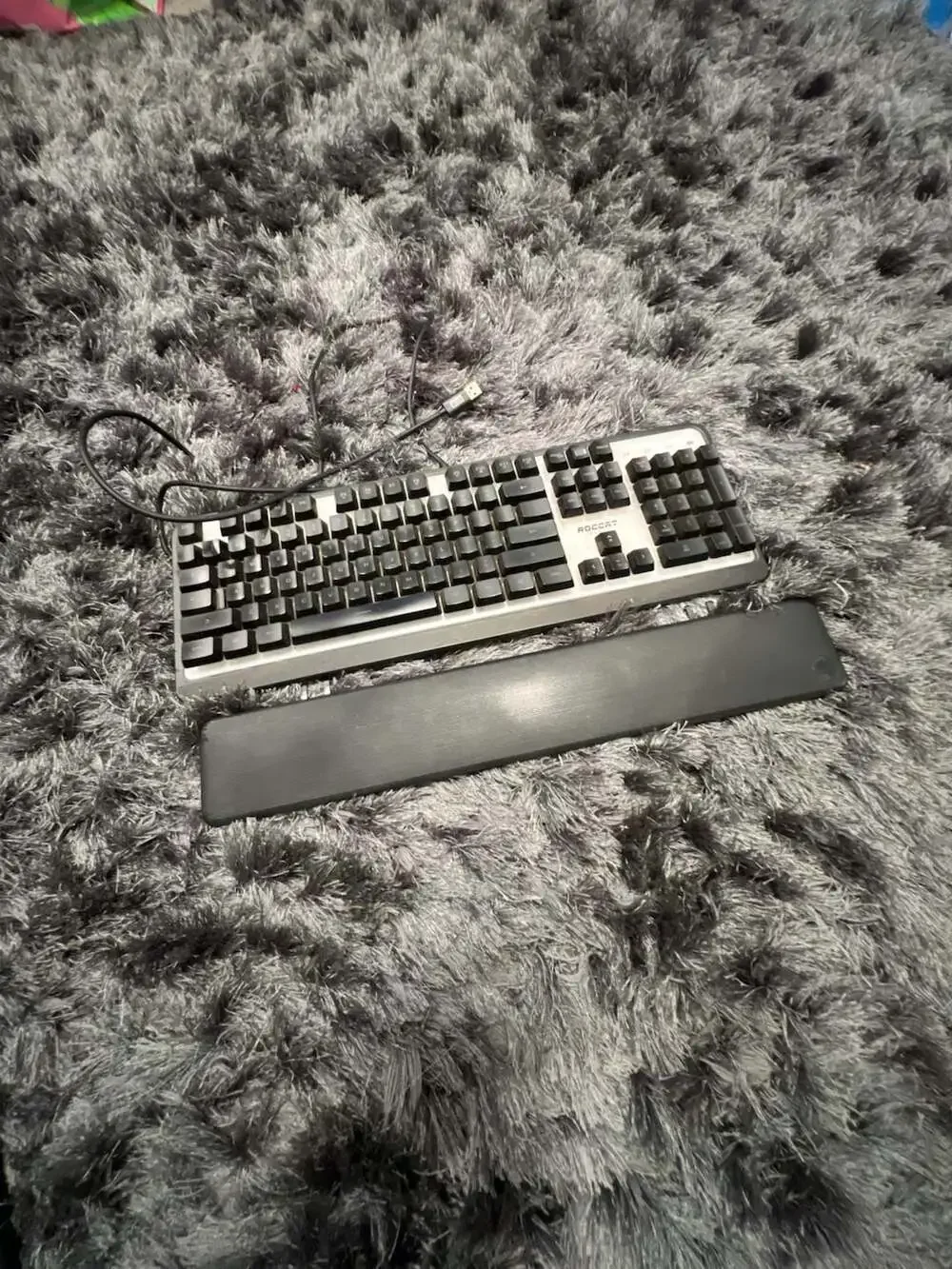 Roccat Magma Membrane RGB Gaming Keyboard with Wrist Rest